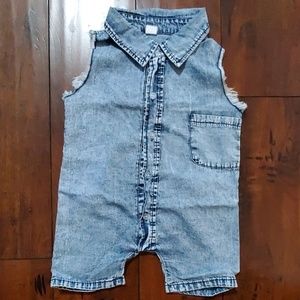 Denim like Romper